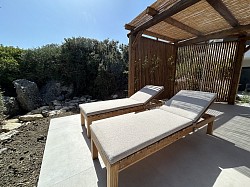 Sunbeds terrace Éna